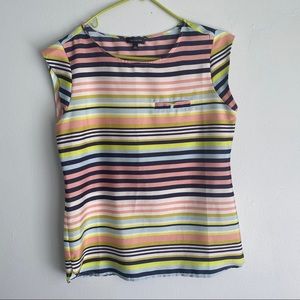 Colorful striped top